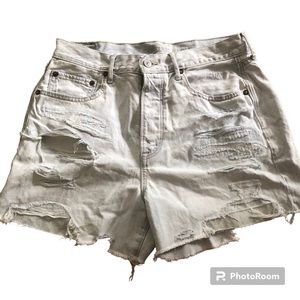 American Eagle 90s Boyfriend Short Jean Shorts Size 12 NWT